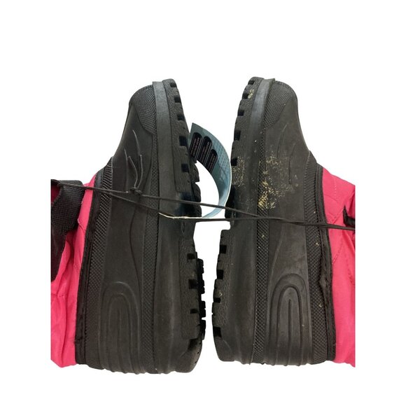 Crane Kids Size 13 Pink Black Adjustable Hook Loop Strap Insulated Winter Snow B - Picture 5 of 7